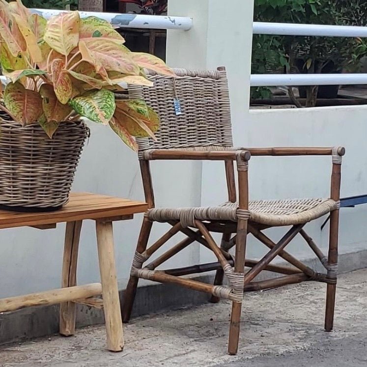 Rattan Directors Chair