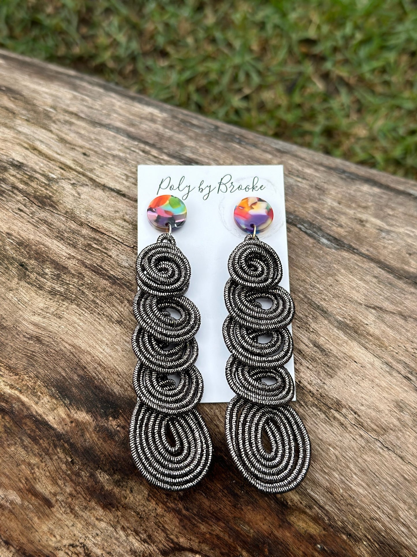 Bianca Mesh - Pewter Multi