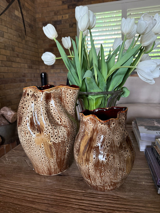 Mode Coli Vase Brown - Small