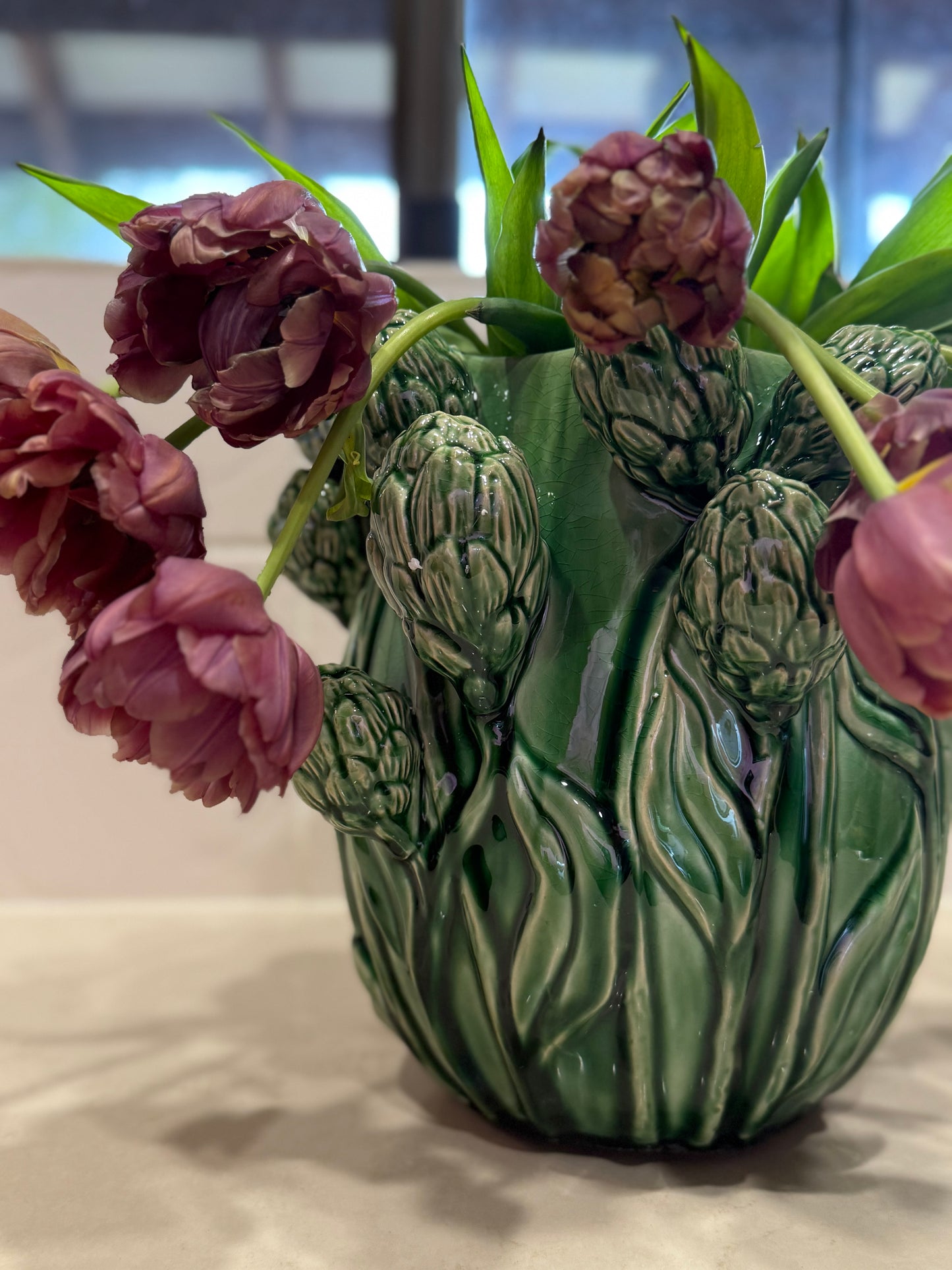 Mode Artichoke Vase Green