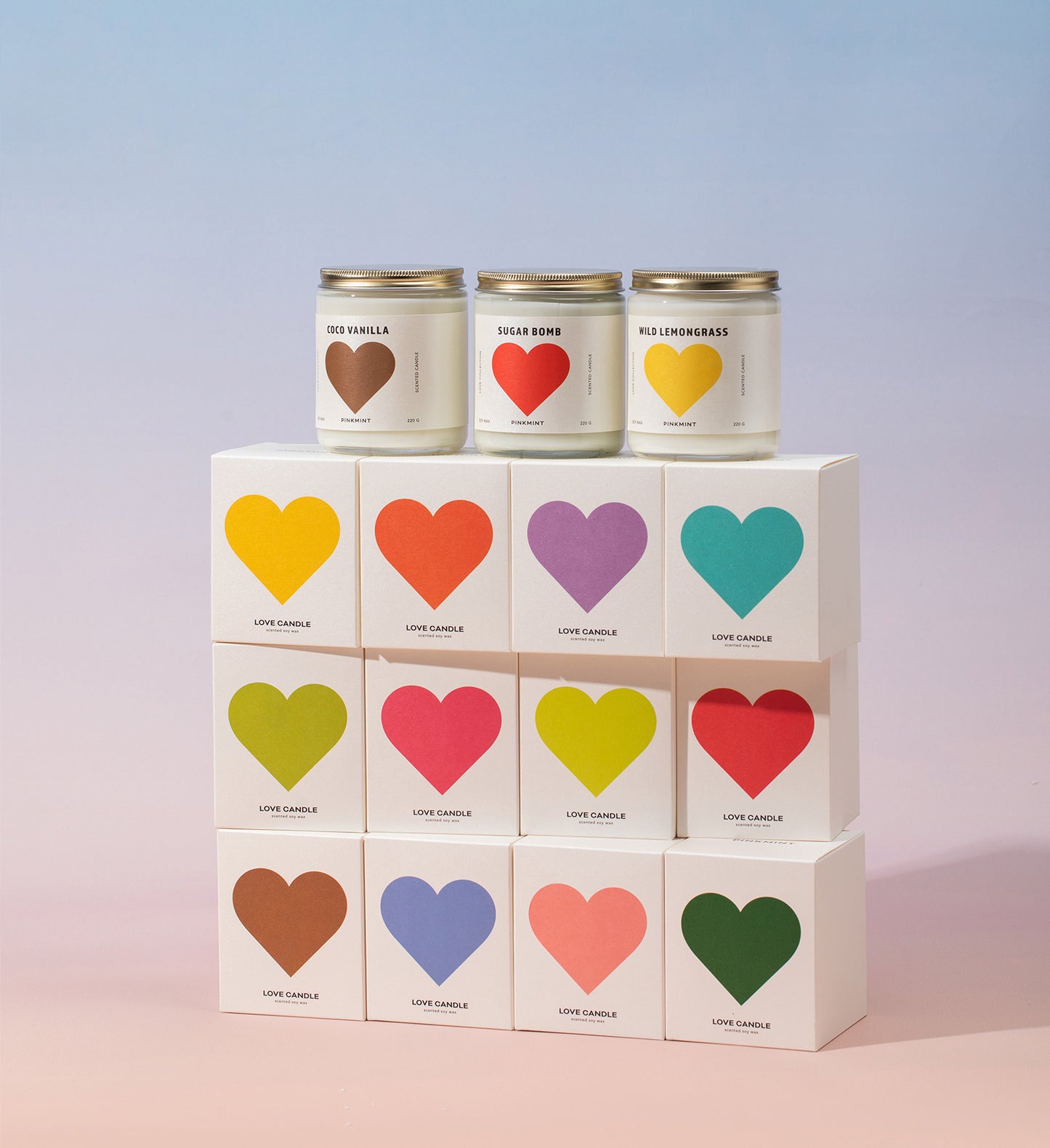 PINK MINT APPLE MIMOSA SOY CANDLE