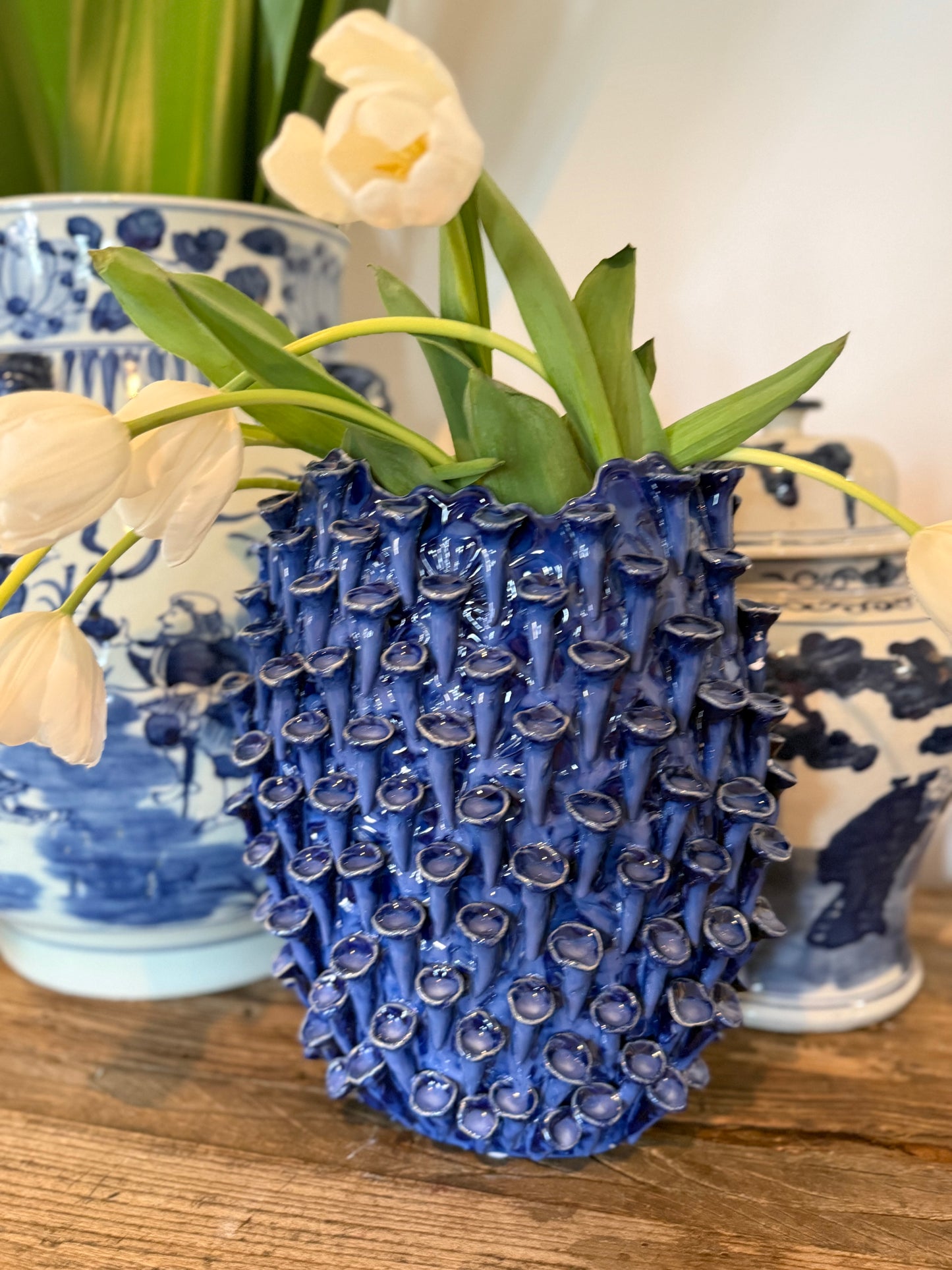 Mode Cress Vase in blue