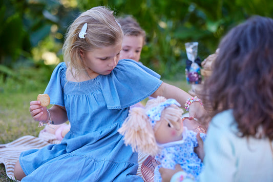 Tea Party Cupcake Bunny Hair Clip