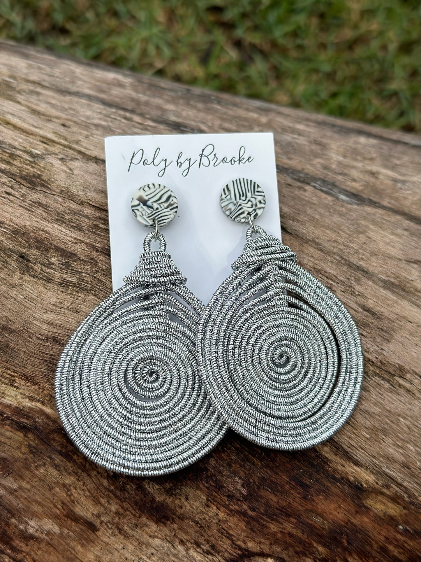 Bronwyn Mesh - Silver with Zebra Top