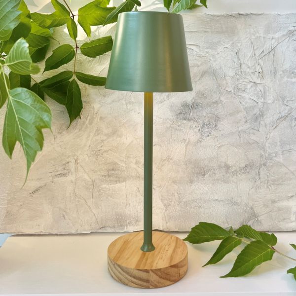Tall Sage Table Lamp