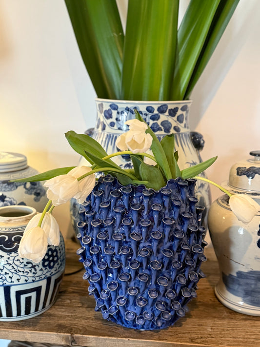 Mode Cress Vase in blue