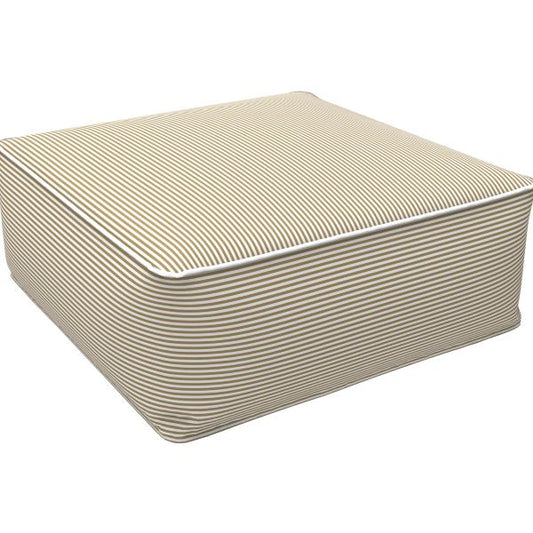 BLO Inflatable Ottoman - Beige White Stripe
