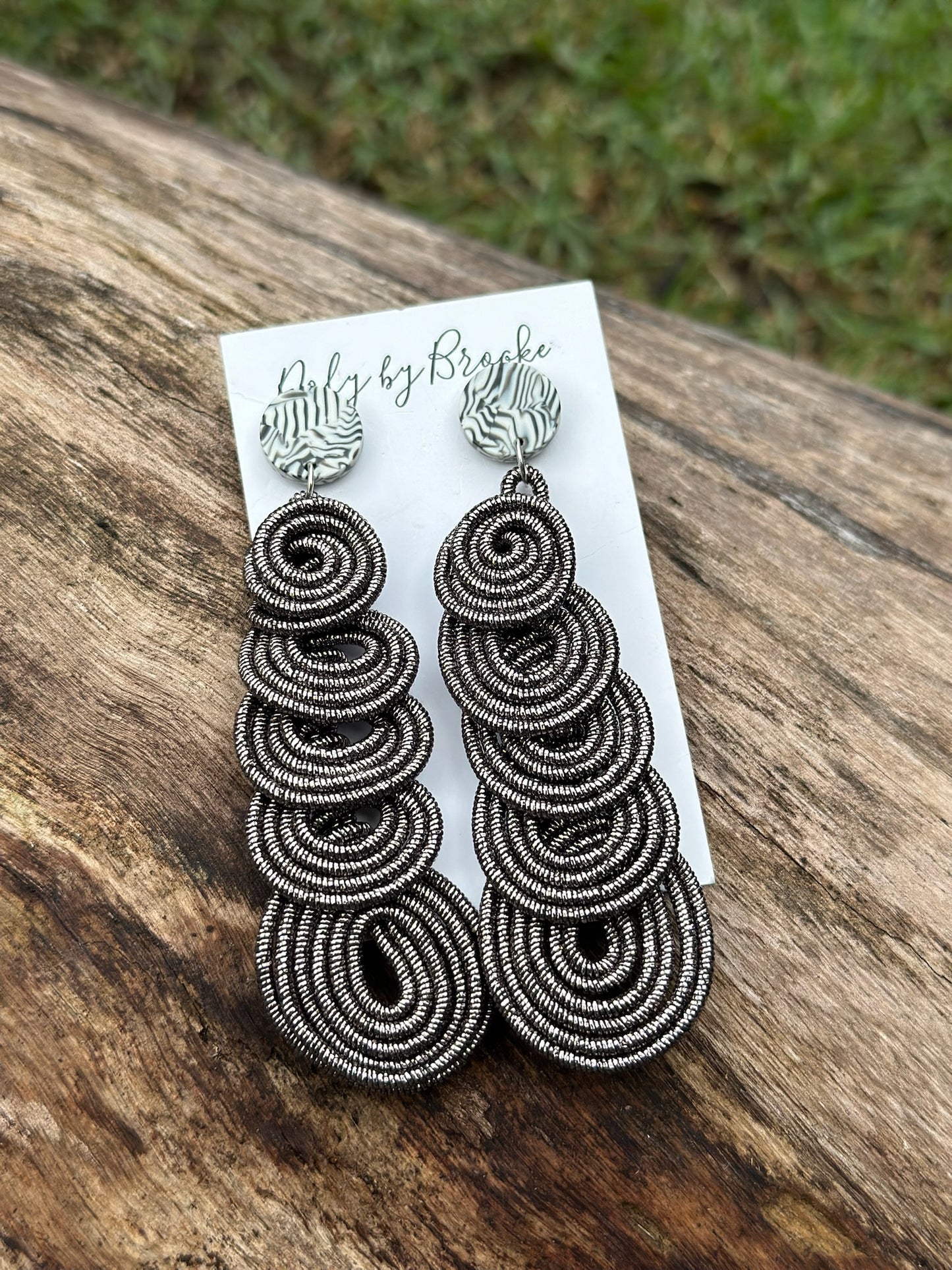 Bianca Mesh - Pewter Zebra