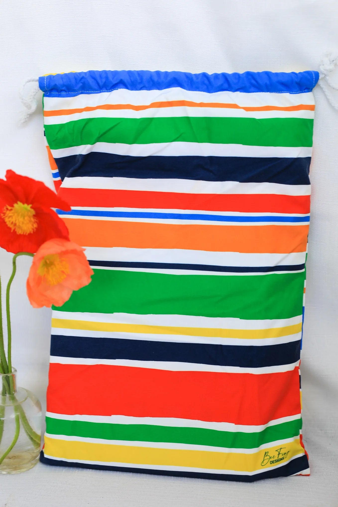 Mixed Rugby Stripe Microfibre Towel