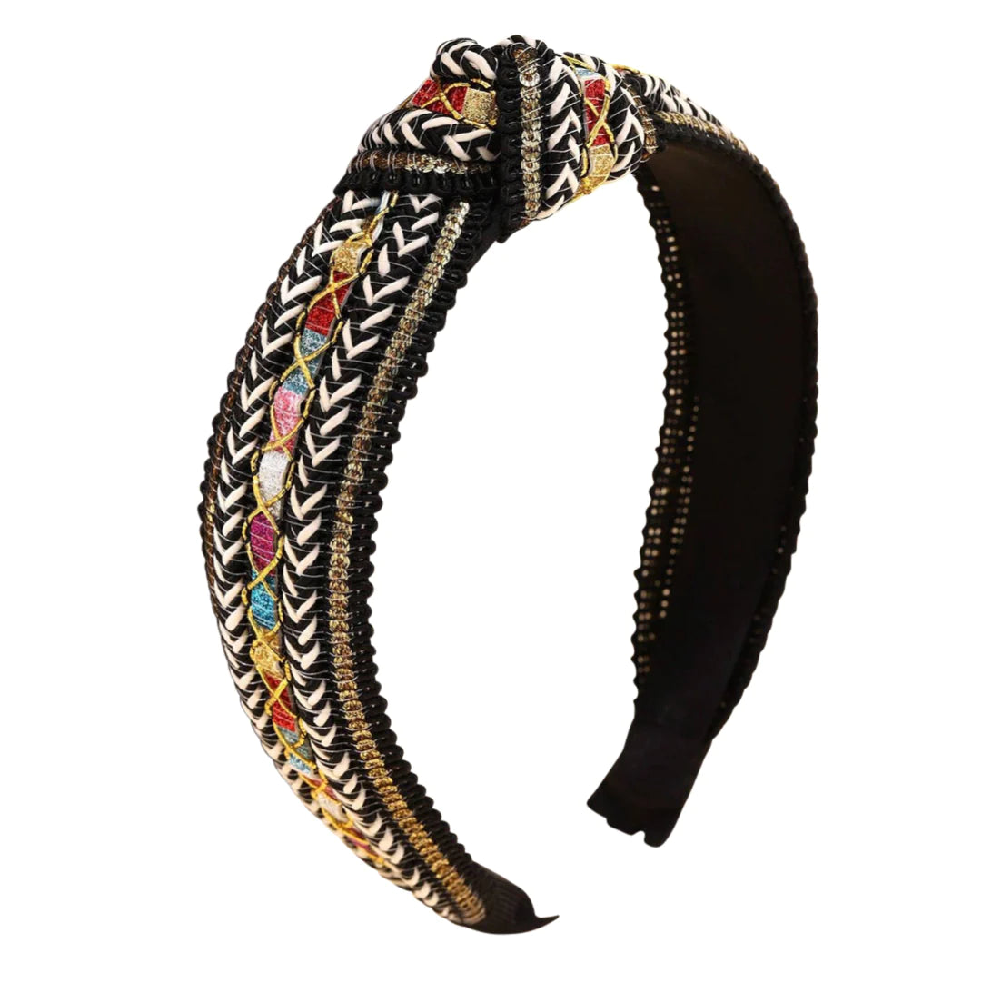 Brookie Black Knot Headband