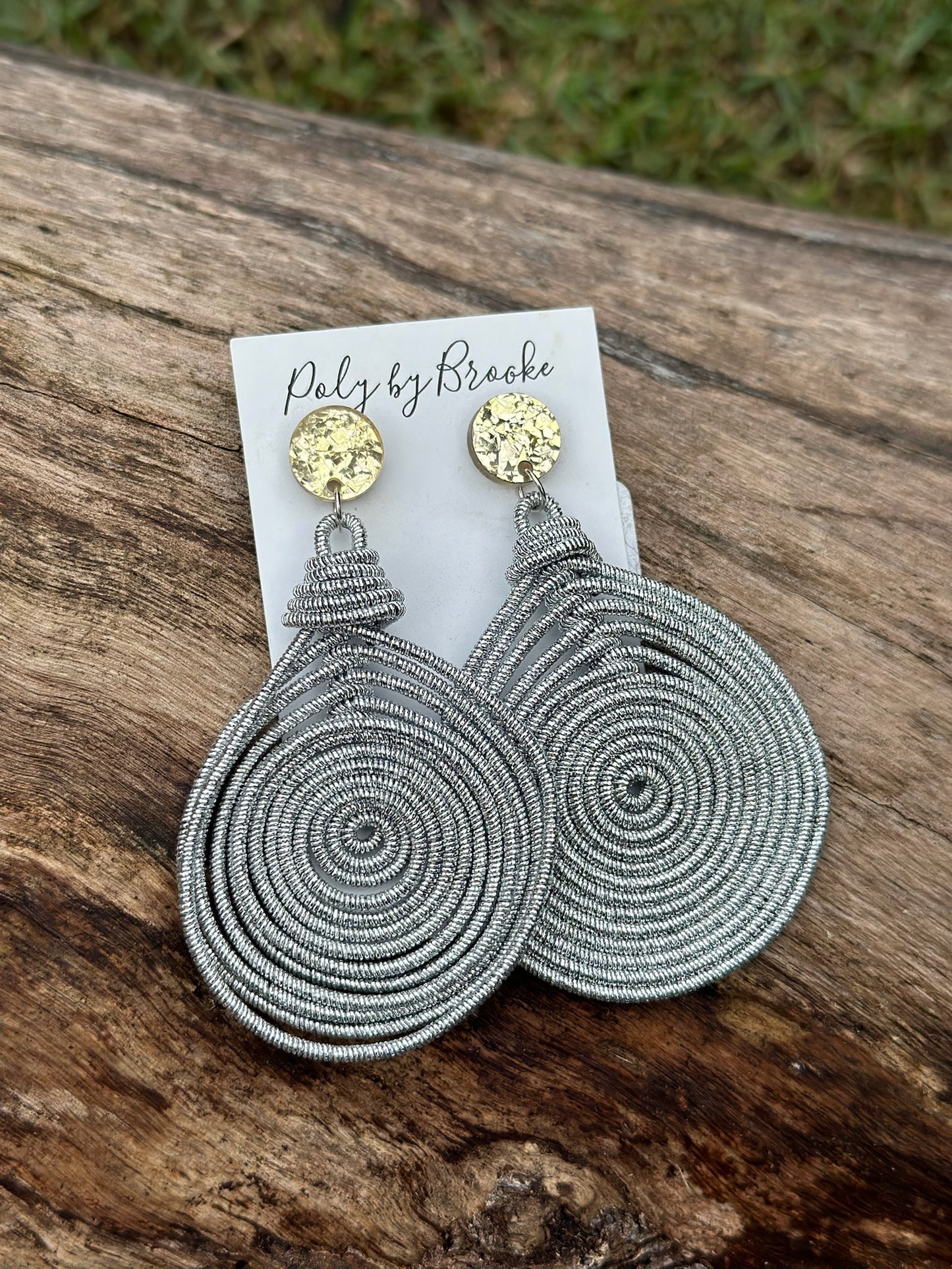 Bronwyn Mesh - Silver with Gold Top