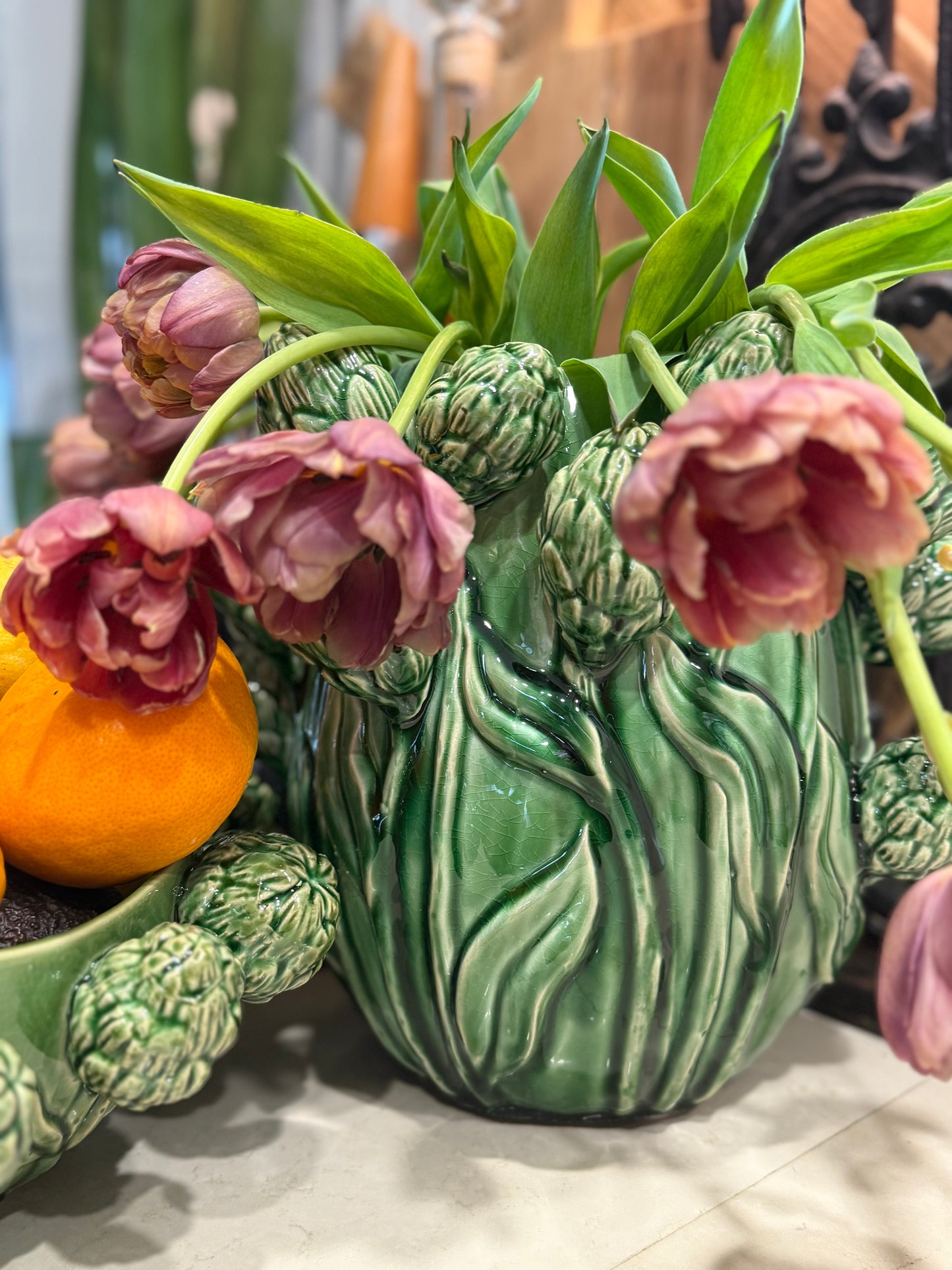 Mode Artichoke Vase Green
