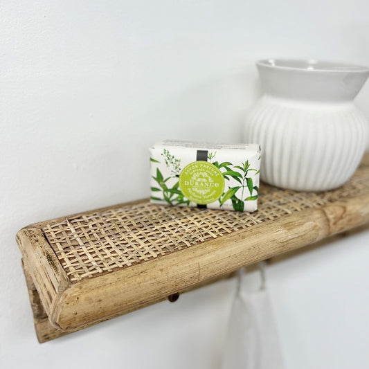 Webbing Shelf with Hooks