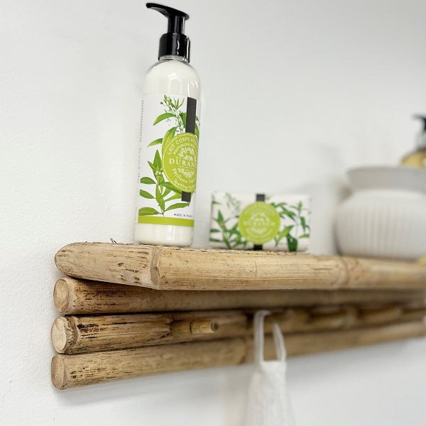 Webbing Shelf with Hooks