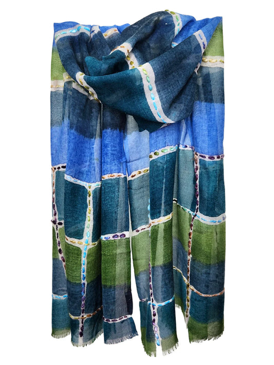 Hold the Line Ocean Scarf