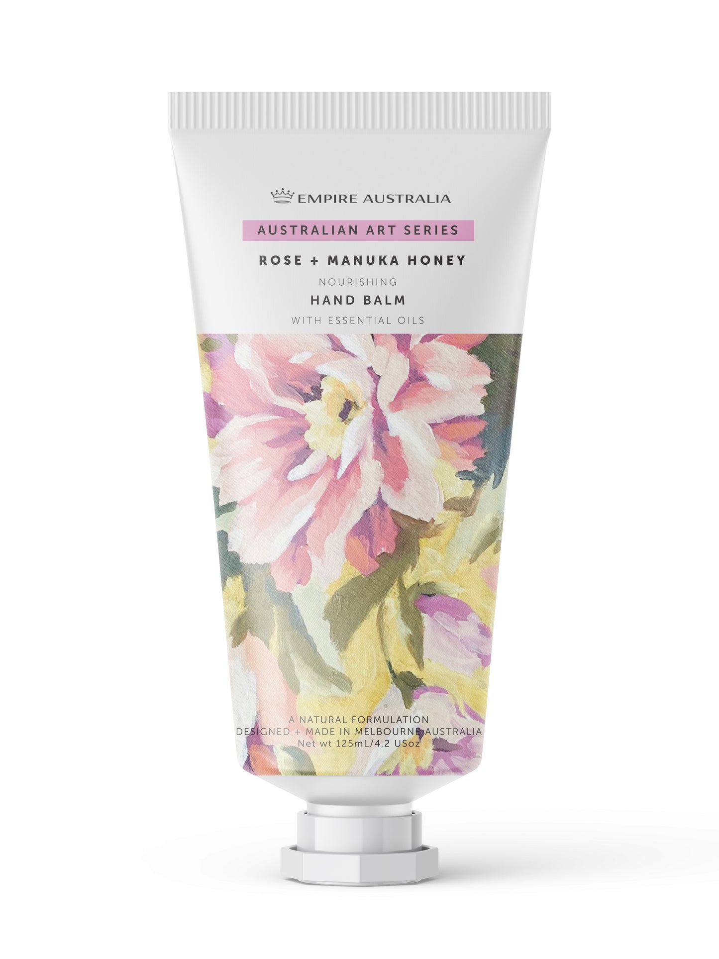 'Painterly' Rose & Manuka Honey Hand Balm 125g
