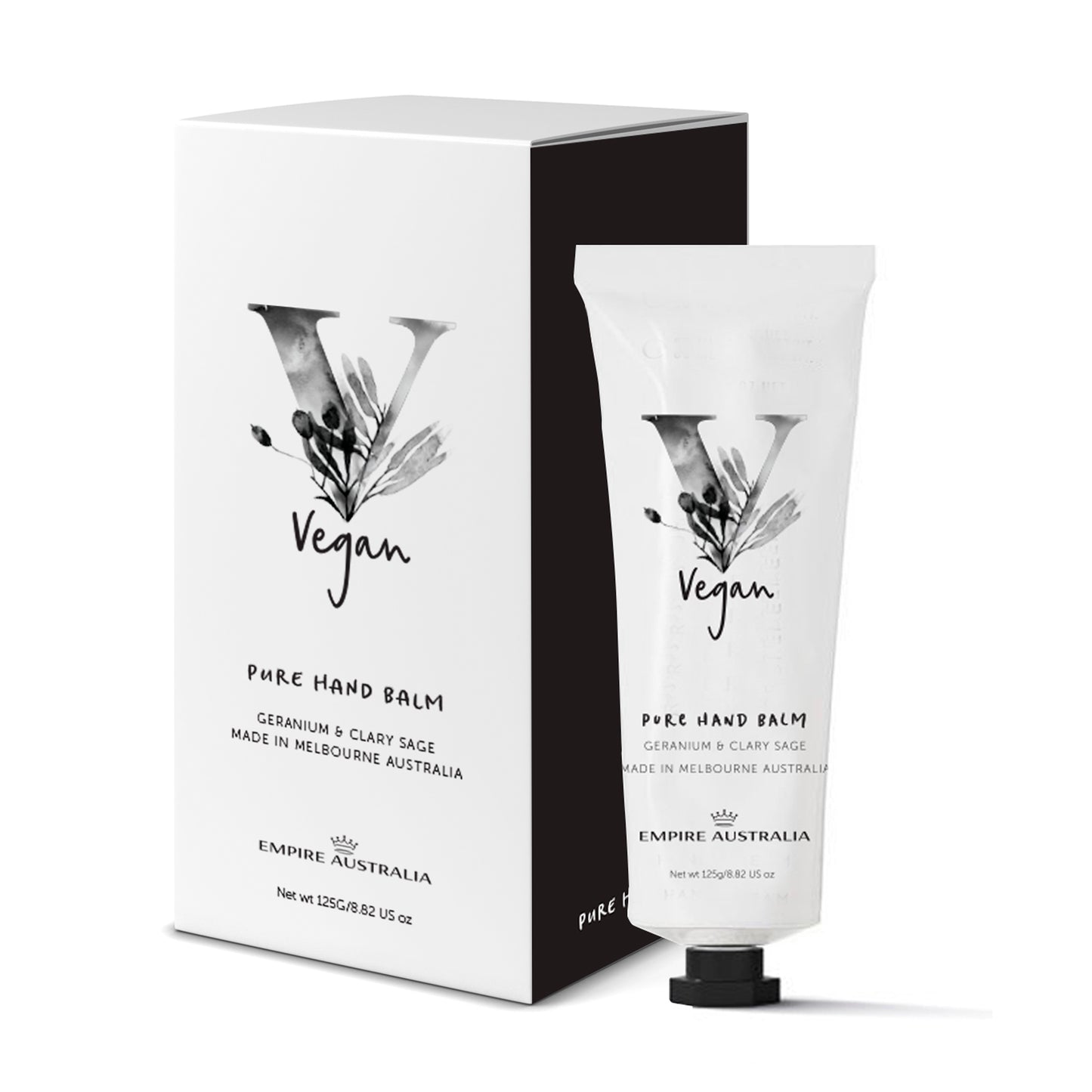 Vegan Geranium & Clary Sage Hand Balm 125g