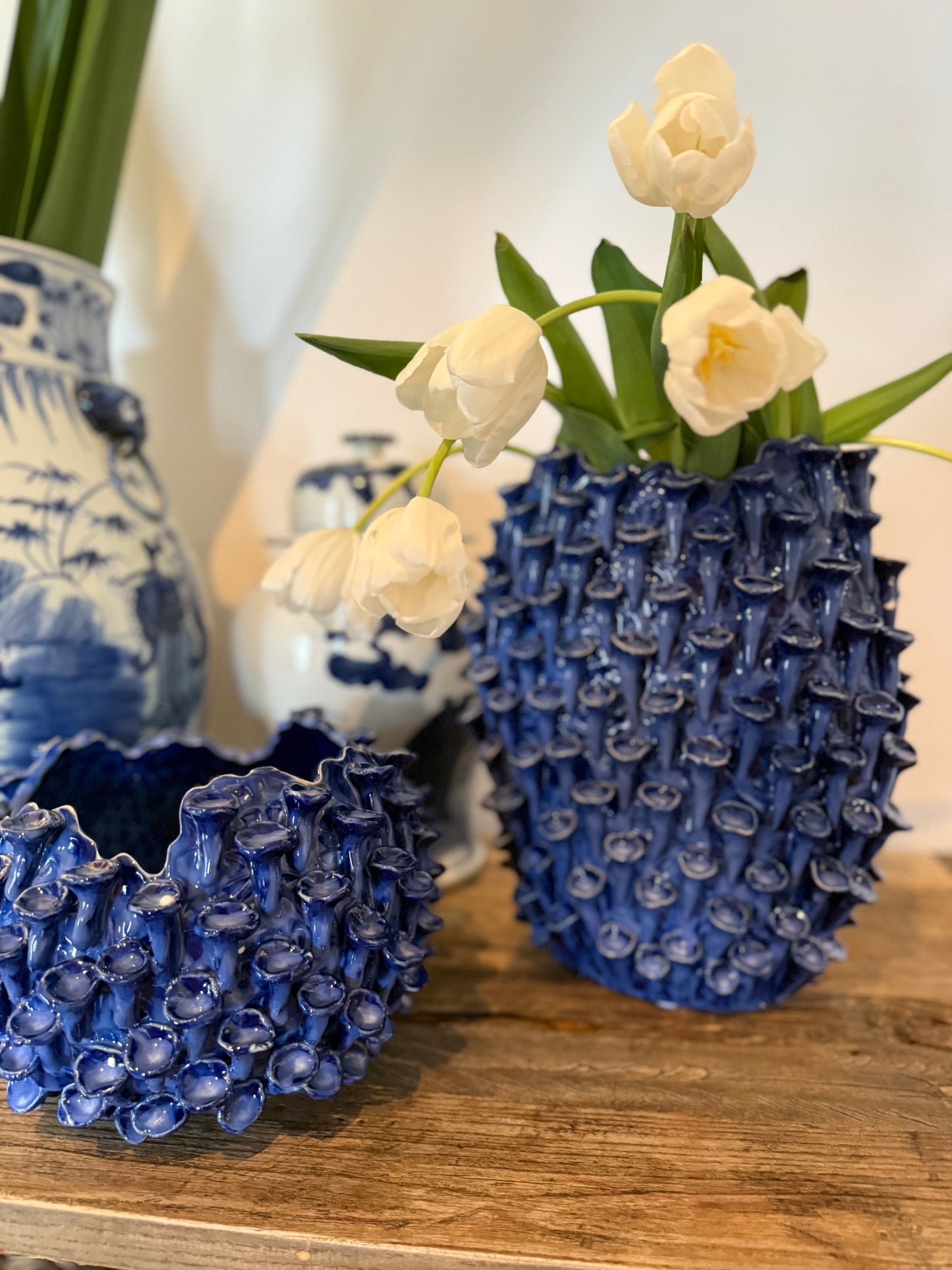 Mode Cress Vase in blue