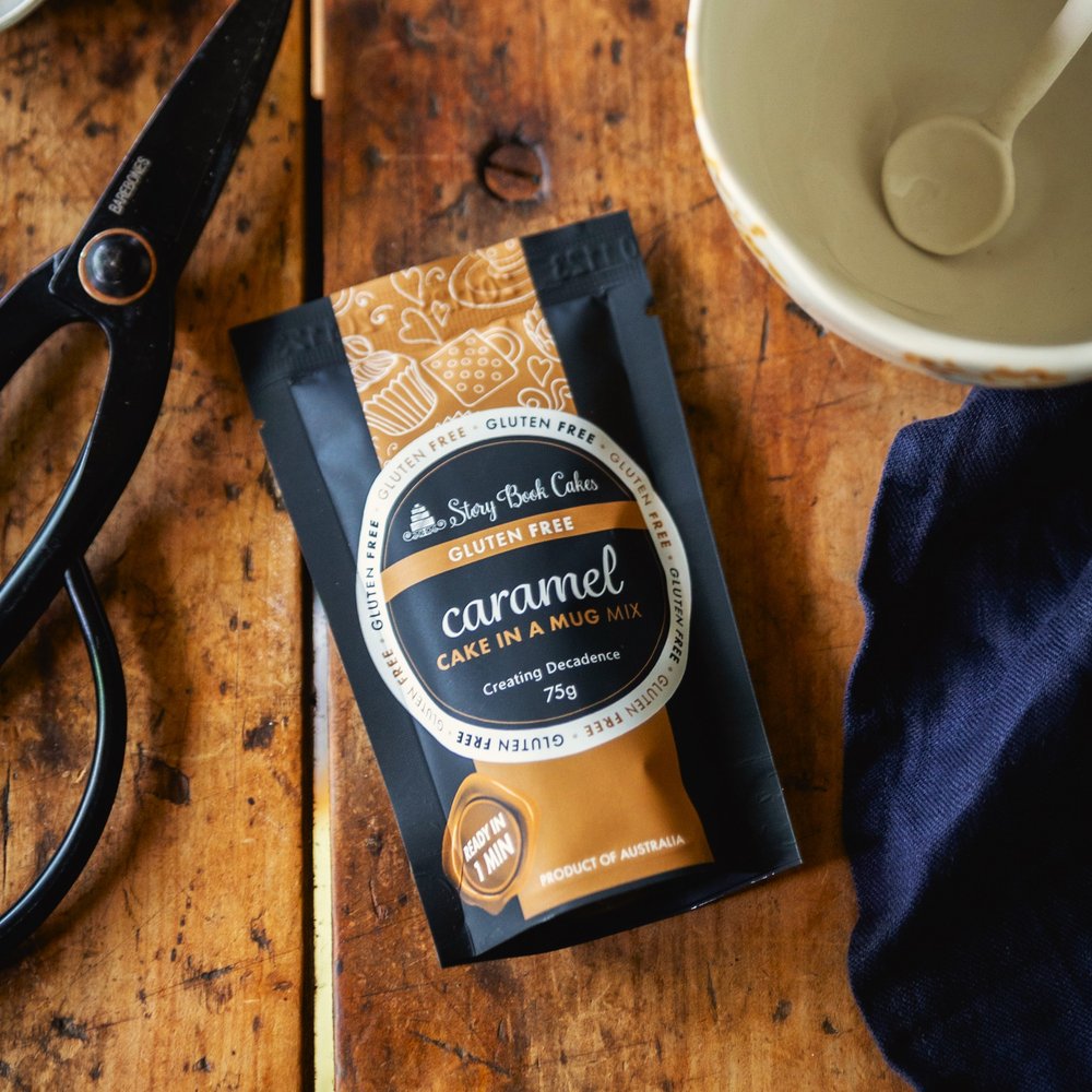 Gluten Free Caramel Mud Cake in a Mug 80g