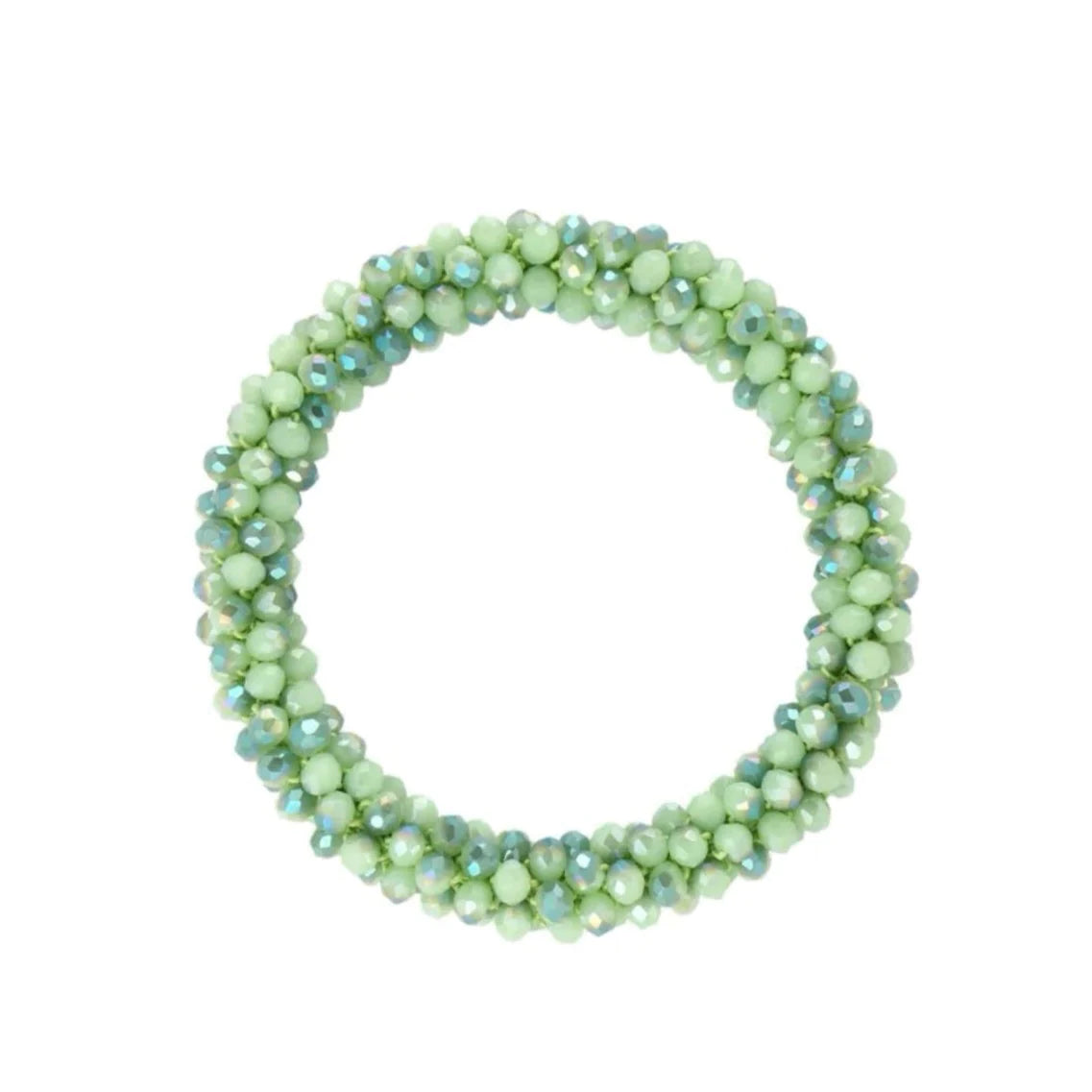 Minty Marg Beaded Stretch Bracelet