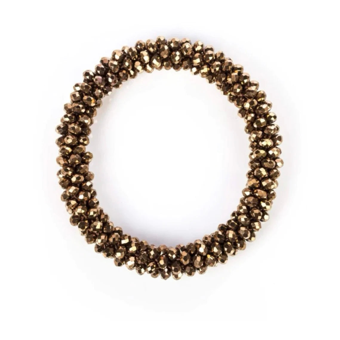 Bronze Marg Beaded Stretch Bracelet