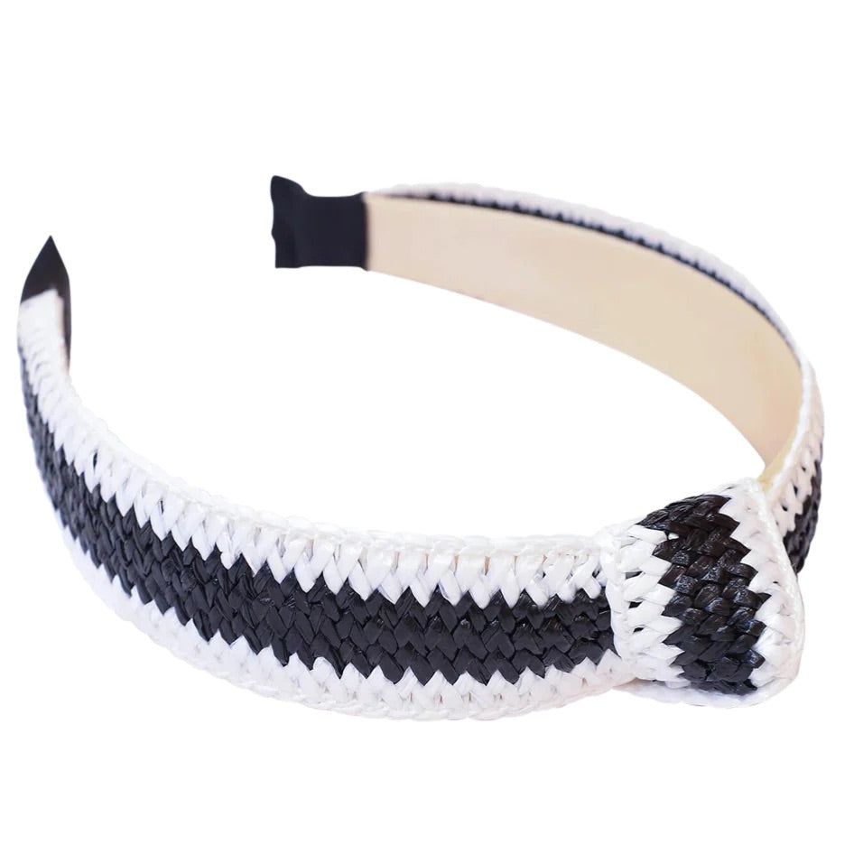 Colette Raffia Knot Headband