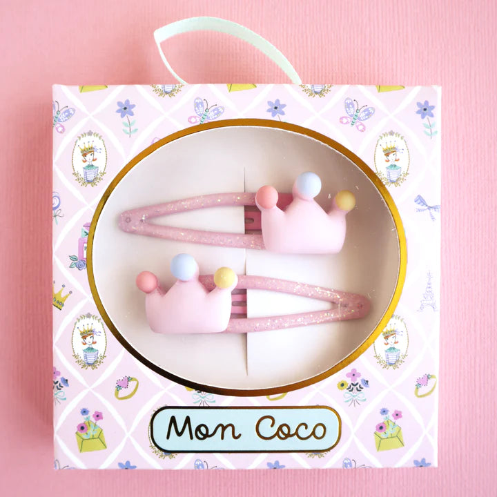 Princess Crown Hair Clips