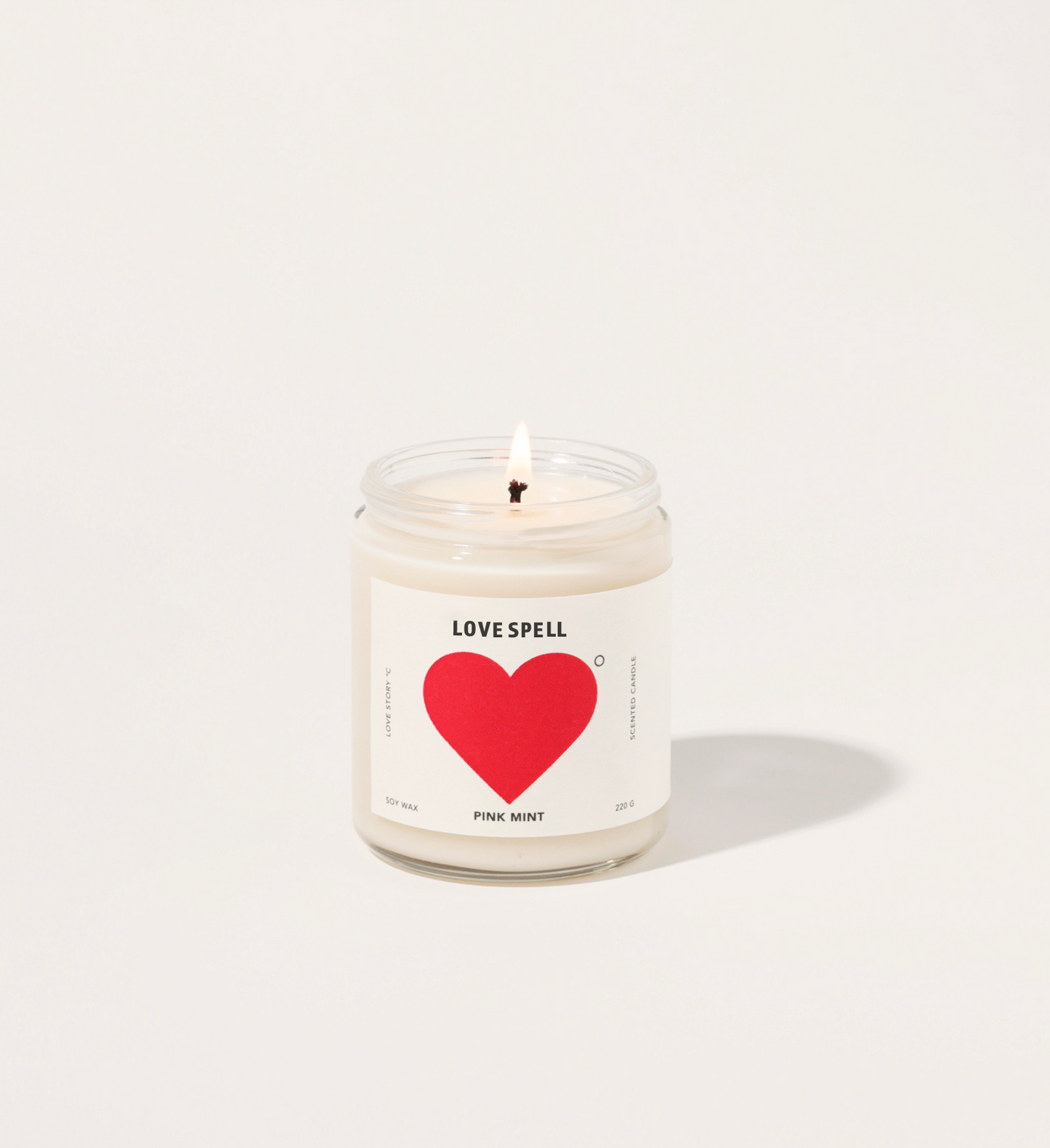PINK MINT LOVE SPELL SOY CANDLE