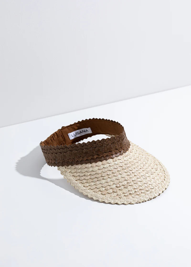 Baha Visor - TWO TONE BAHA VISOR BROWN-OFF WHITE no