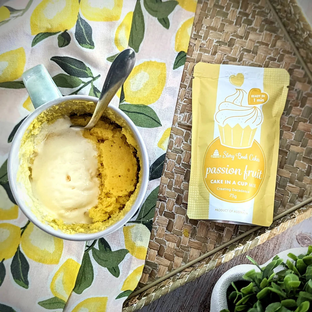 Passionfruit Mug Cake