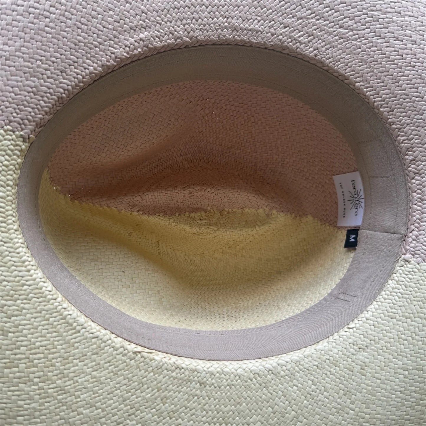 PANAMA, 13cm Blush / Natural Bi-Colour