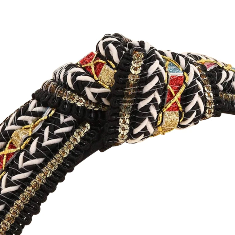 Brookie Black Knot Headband