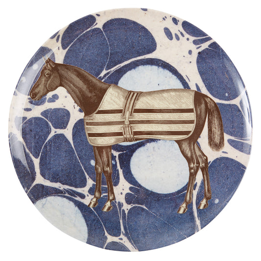 Equus Melamine Dinner Plates - S/4