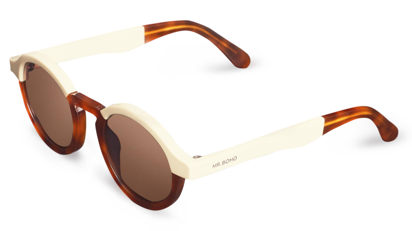 CREAM/LEO TORTOISE DALSTON SUNGLASSES MRBOHO