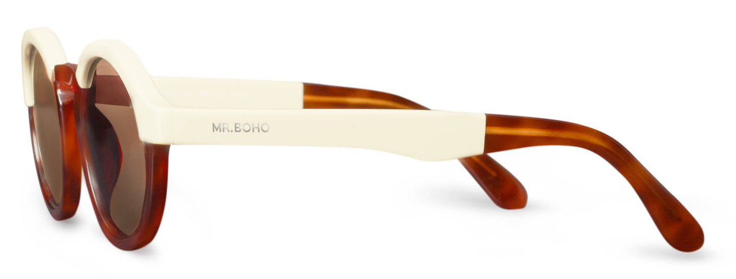 CREAM/LEO TORTOISE DALSTON SUNGLASSES MRBOHO