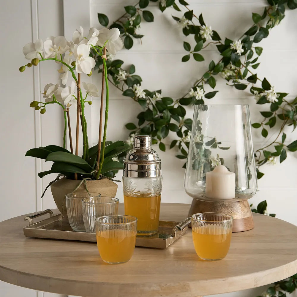 Palm Glass Decanter Large