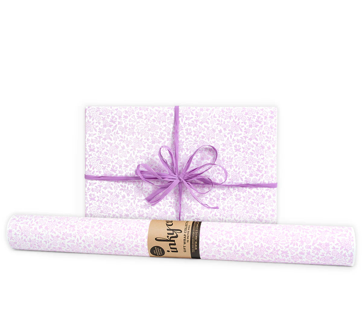 Eloise Lilac - 5m Wrapping Paper Roll