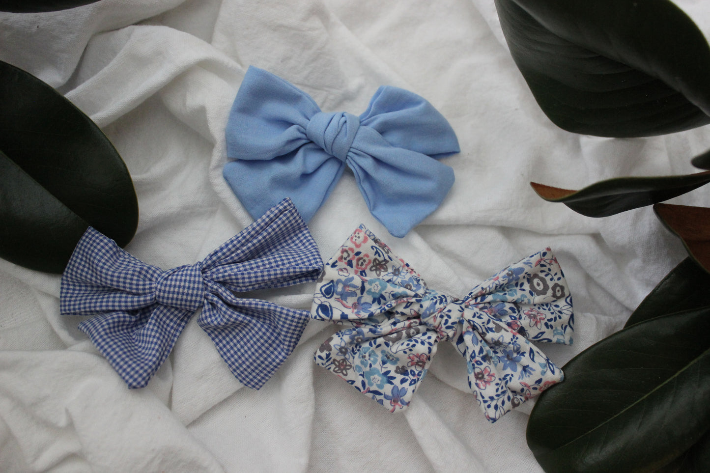Triple Bow Set - Blue