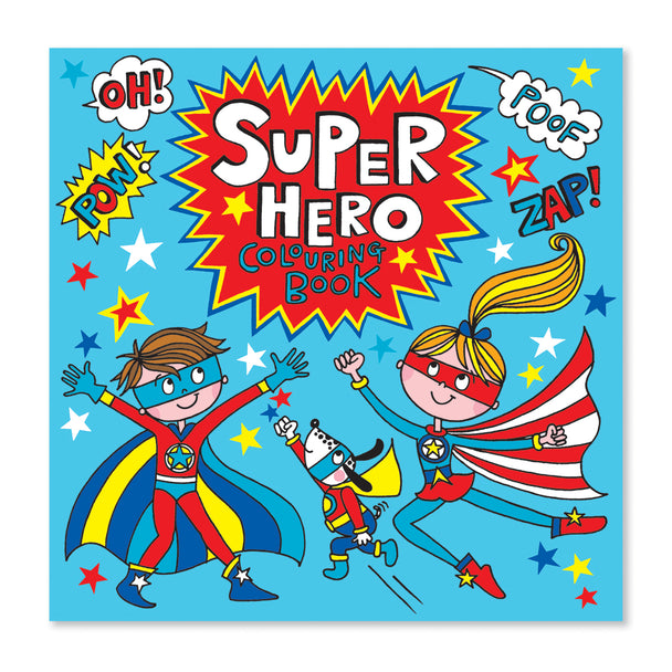 Colouring Book Square - Super Hero