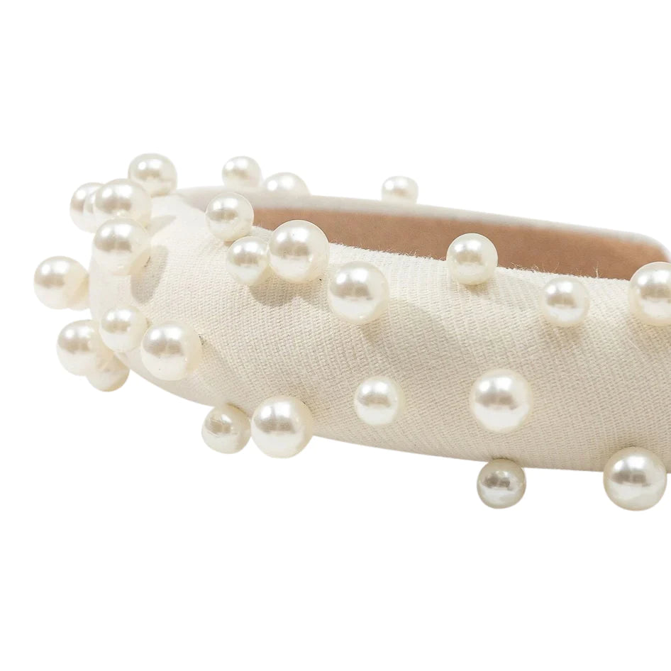 Celine Pearl Statement Headband