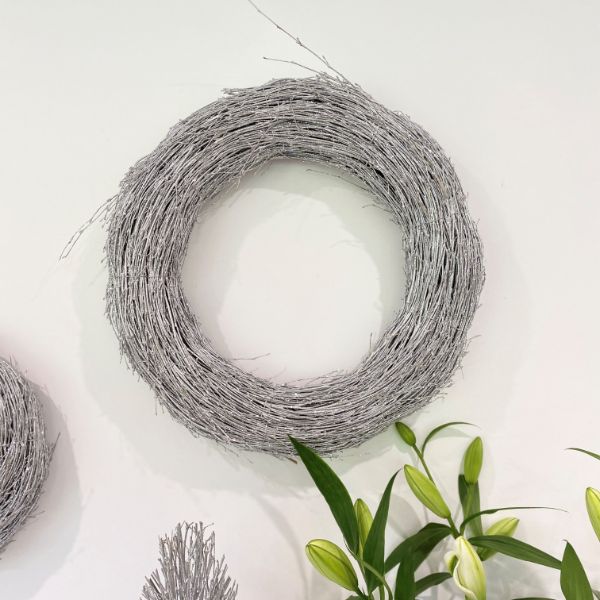 Krissy Silver Wreath