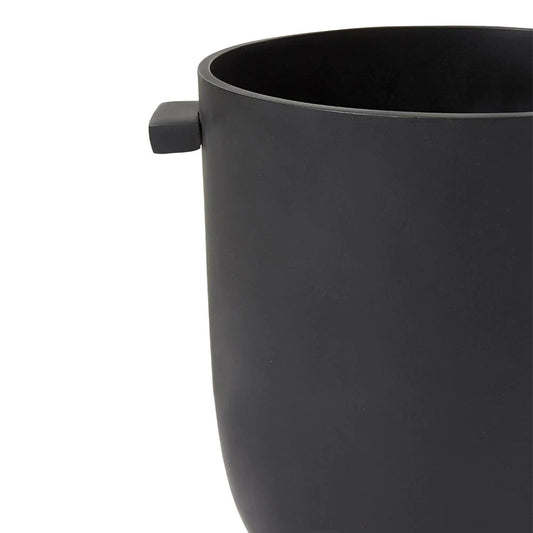 Zhini Black Aluminium Ice Bucket