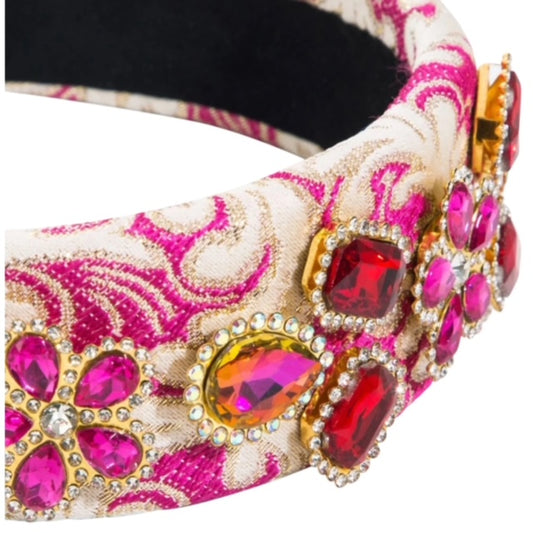 Tahitian Sunrise Jacquard Statement Headband