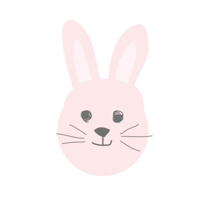 Pink Bunny Card