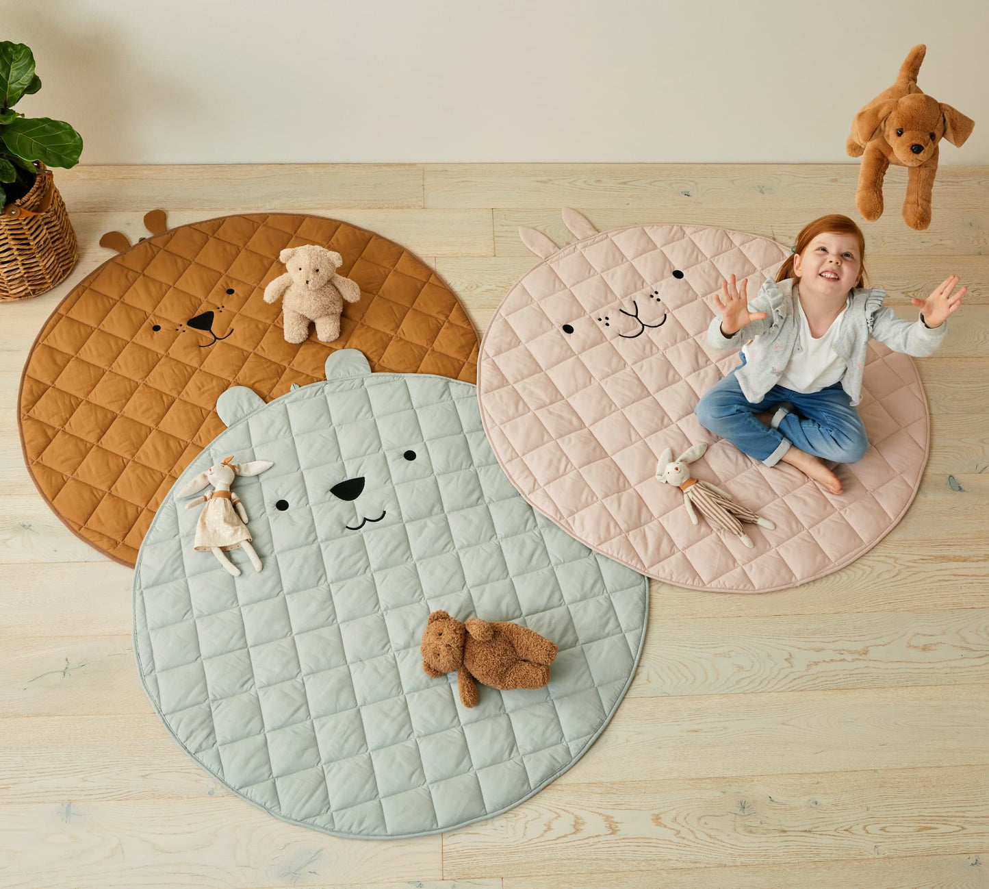 BUNNY QUILTED PLAYMAT