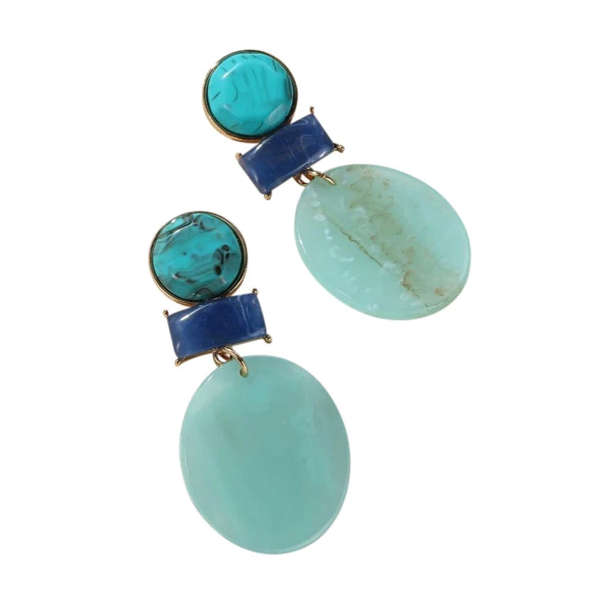Roseta Turquoise Beaded Earrings