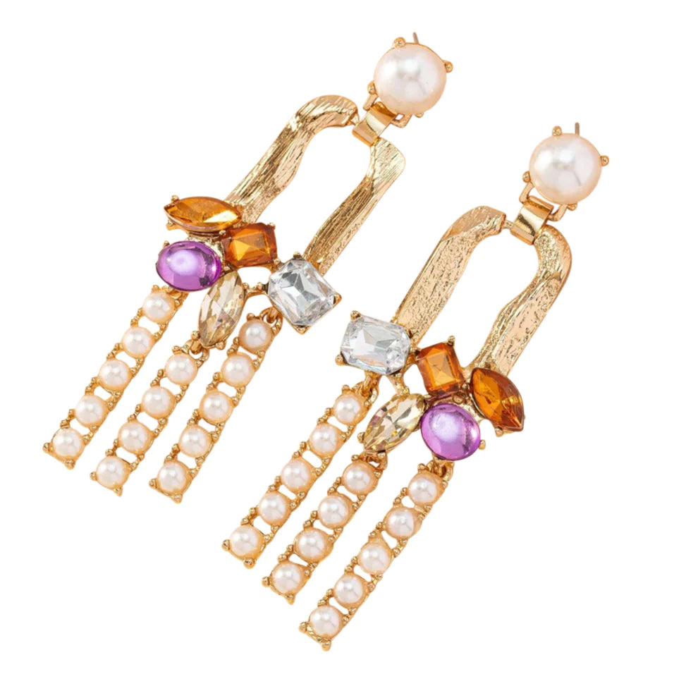 George Statement Drop Earrings
