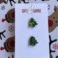 Foil Christmas Tree Stud