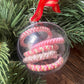 Pink Hair Tie Christmas Bauble