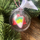 Red Tree Snap Bracelet Christmas Bauble